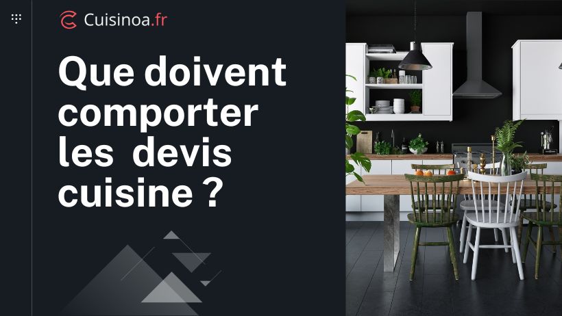 Éléments à vérifier dans un devis de cuisine