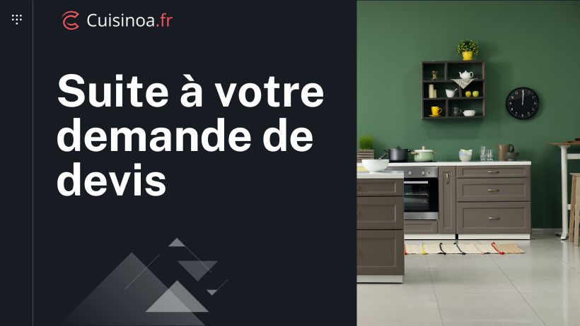 Suite donnée à une demande de devis cuisine