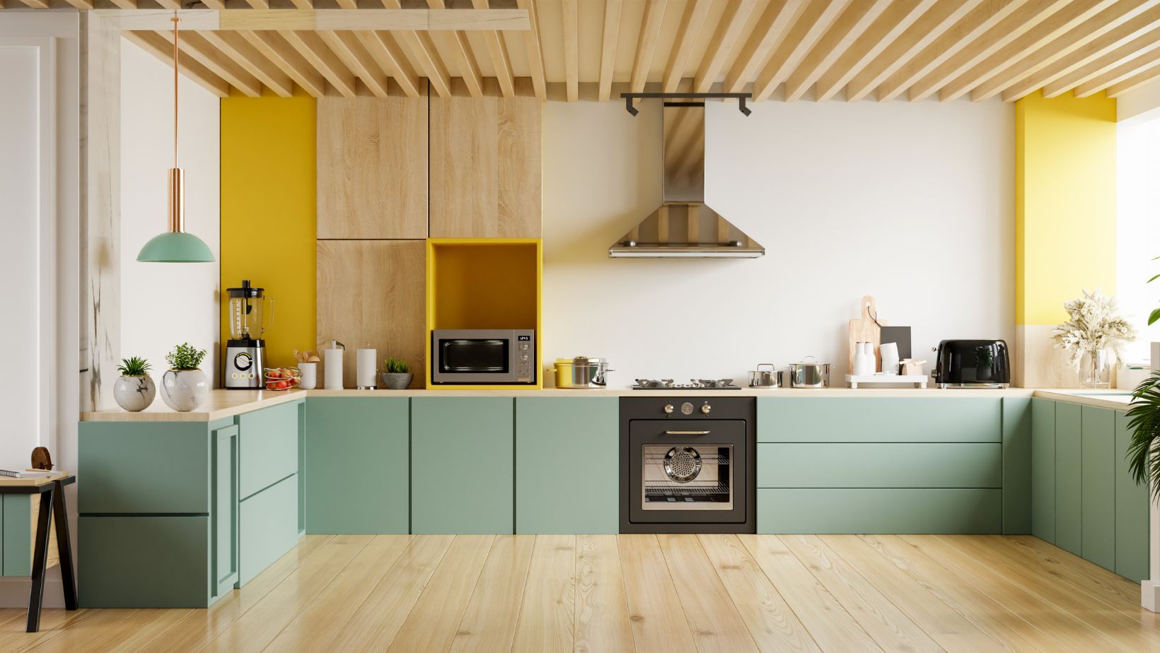 Agencement d'une cuisine contemporaine