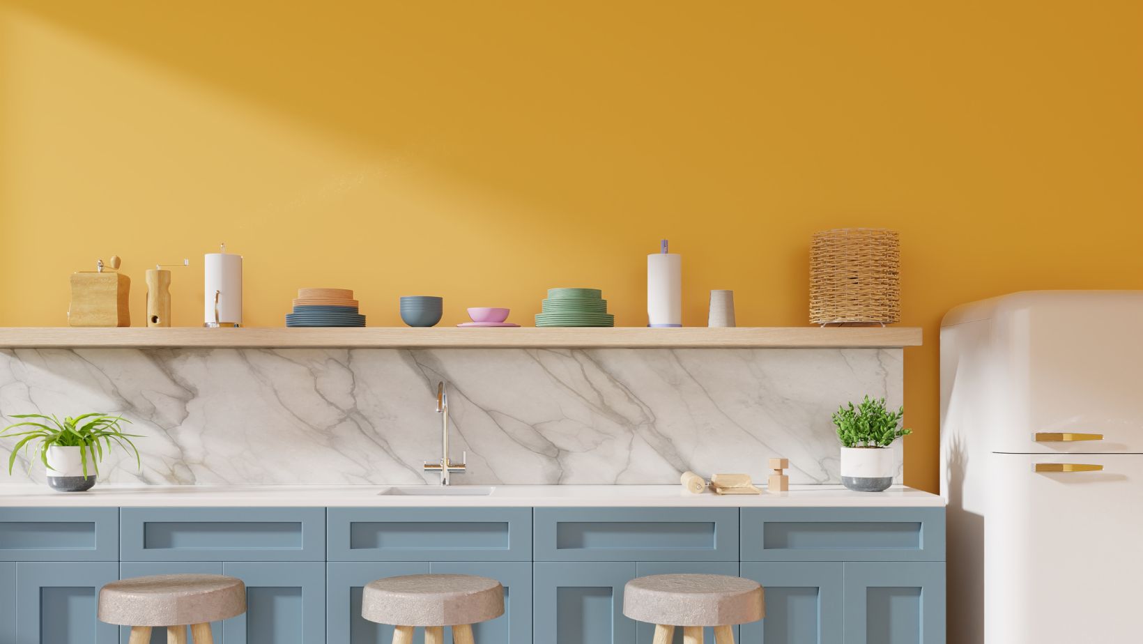 Des idées pour une cuisine colorée